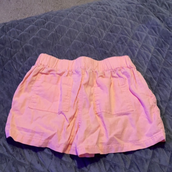 Pink linen rayon shorts - Picture 2 of 2